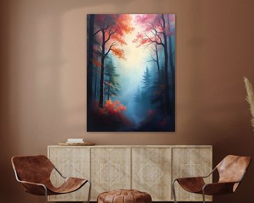 Fluister van herfstmist van Artistic