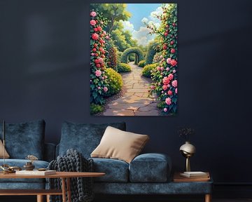 Rozentuin retraite van Artistic