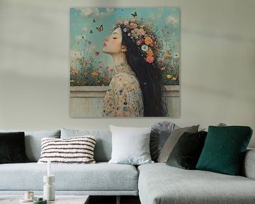 Women's Flowers by Eye catching paintings