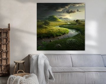 Het gefluister van de riviervallei van Vythryd Arts