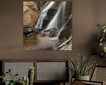 Alone with a waterfall by As Janson