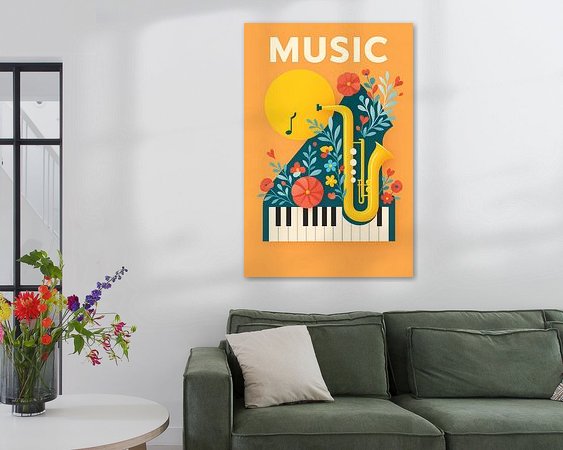 Example of the artwork in a room