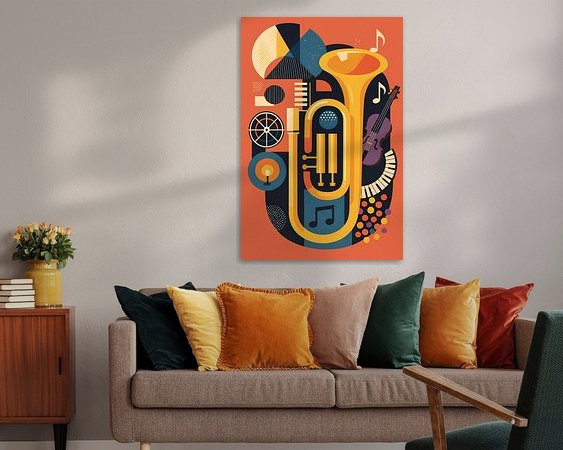 Example of the artwork in a room