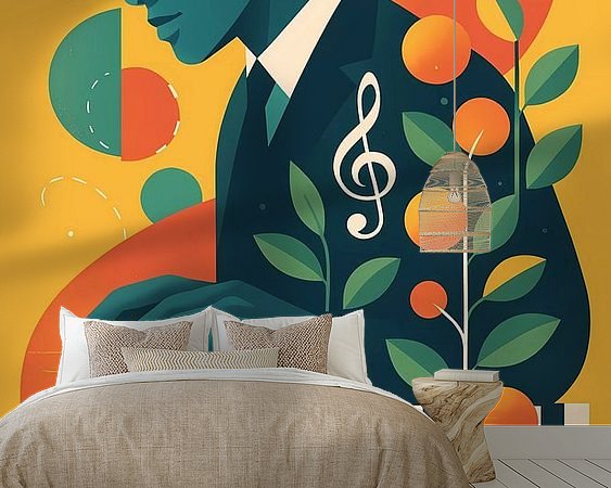 Example of the artwork in a room