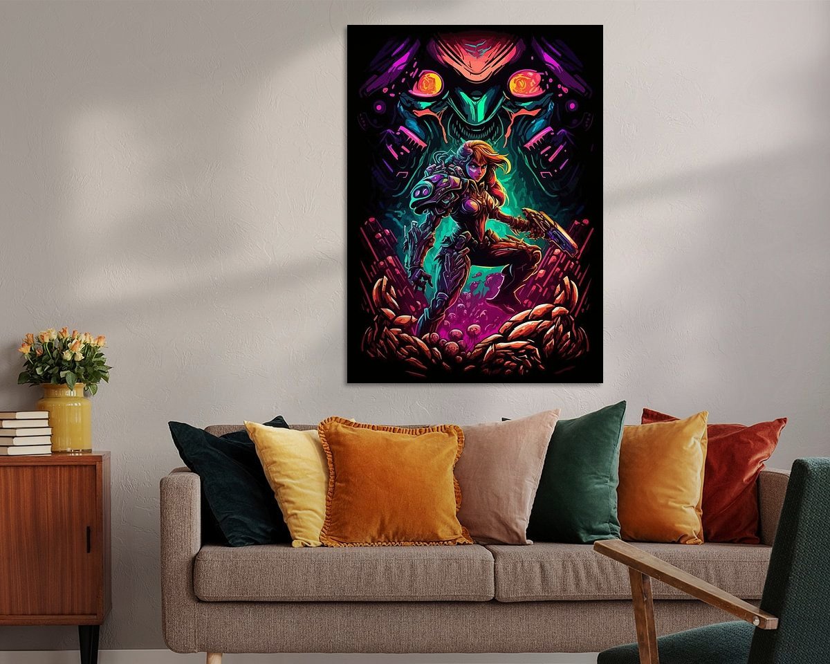Example of the artwork in a room