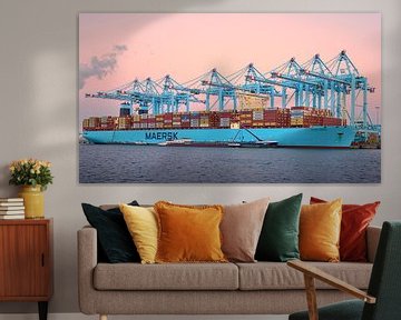 APM Terminals Maasvlakte te Rotterdam van Vincent Verdoold Photography