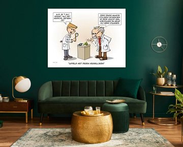 Cartoon; Appels met peren vergelijken van Galerie Ringoot