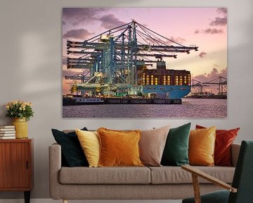 APM Terminals Maasvlakte te Rotterdam 2 van Vincent Verdoold Photography