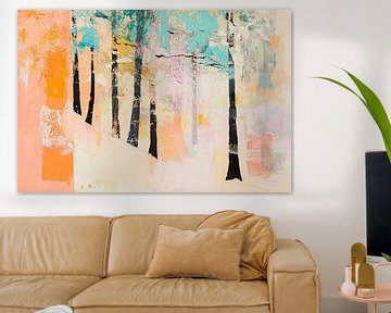 Pastel Bos van De Mooiste Kunst