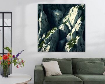 Top van groene steen van Vythryd Arts