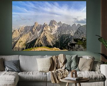 Uitzicht Cadini di Misurina in de Dolomieten tijdens de lente van Sjoerd van der Wal Fotografie