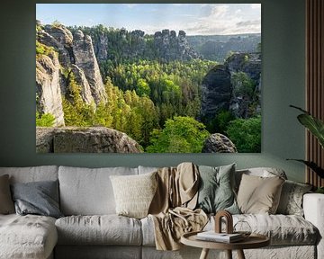 Morgentliches Licht in der Sächsichen Schweiz von Anselm Ziegler Photography