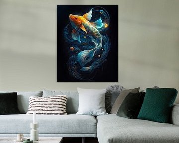 Koi Symfonie: harmonie in bloei van Hanzo Hasashi