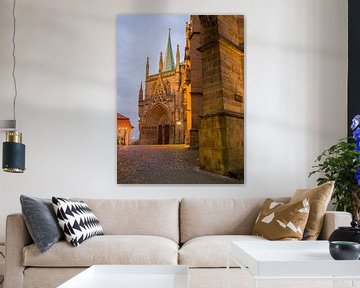 Erfurt - Severihof bij de kathedraal van t.ART