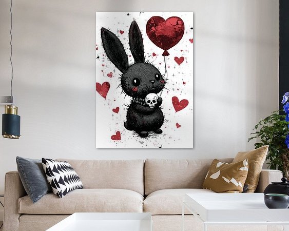 Example of the artwork in a room