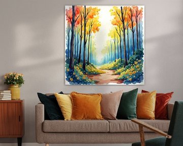 Une promenade dans le feuillage d'automne