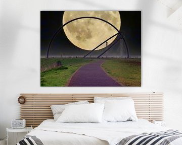 Volle maan boven Hoheward