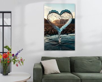 Hart van stromend water van Imperial Art House