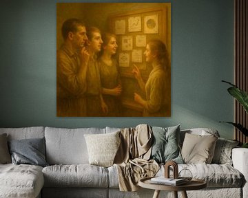 De Visionairs – AI Classica – Mensen aan het werk – Kunst voor bedrijven van Basahen