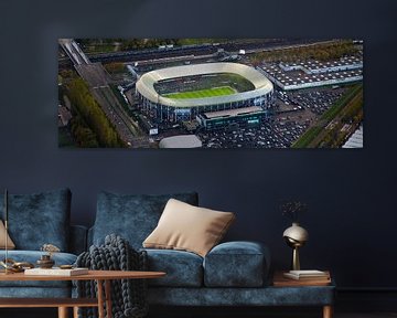 Luchtfoto panorama De Kuip van Anton de Zeeuw