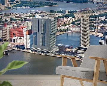 Aerial Panorama Wilhelmina-Pier in Rotterdam von Anton de Zeeuw