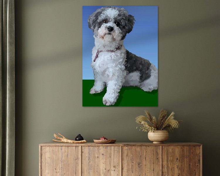 Example of the artwork in a room