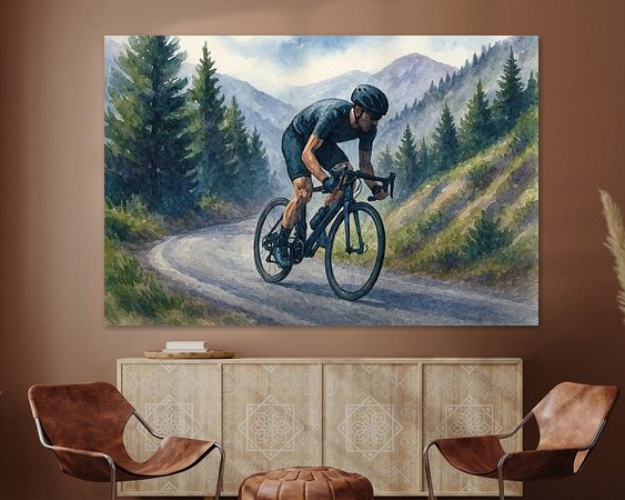 Poster Fietsen Eiffeltoren | Esthetische posters - Aesthetic Posters