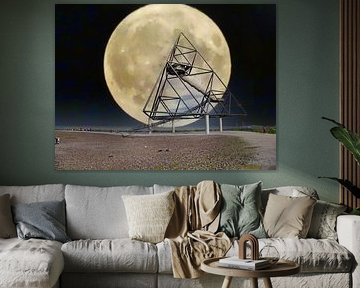 Volle maan op de tetraëder