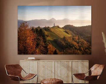 Een herfstdroom in Slovenië van Martin Podt