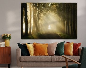 Sunrays during a spring morning