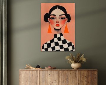 Oranje Oogcontact