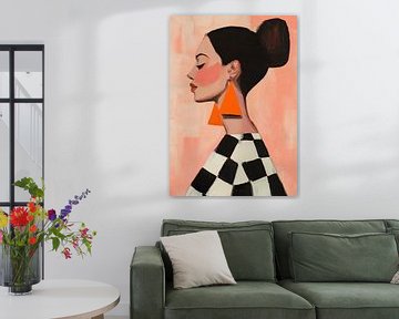 Orange Statement Piece van ByNoukk