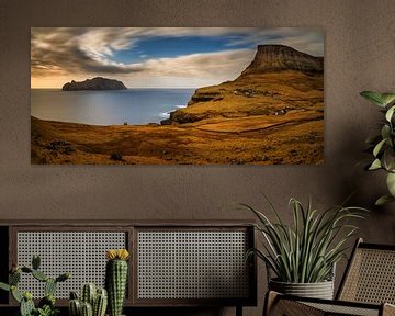 Gasadalur winterpanorama van Wojciech Kruczynski