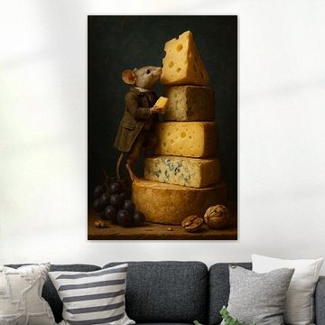 La souris victorienne escalade la tour du fromage - Nostalgie ludique