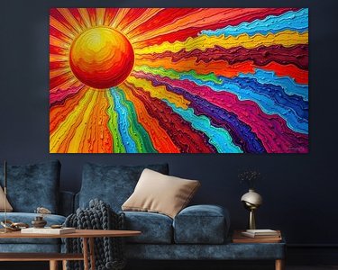 Example of the artwork in a room