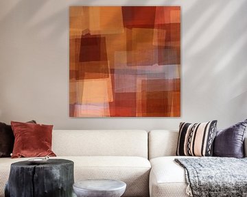 Retro stemming in oranje tinten van Dina Dankers