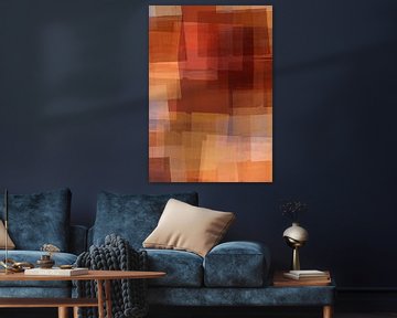 Abstracte warmte in rustieke tinten van Dina Dankers