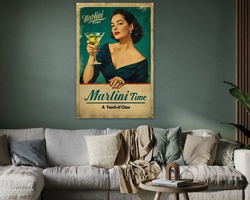 Martini Tijd Retro Bedeltje van Skyfall