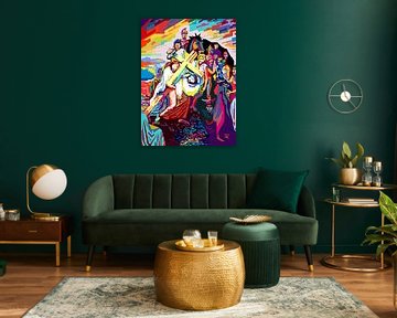 Crucifixion Of Jesus Style WPAP by SW Artwork