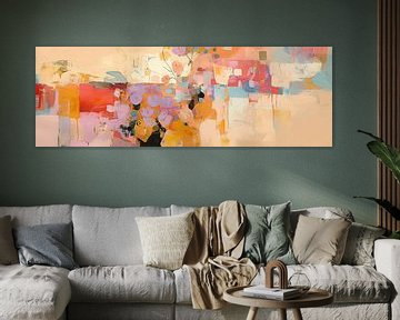 Abstracte Bloem art van Abstract Schilderij