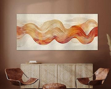 Eenvoudig abstract werk van Modern Collection