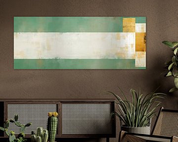 Abstract Groen | Elegant Balance of Nature van ARTEO Schilderijen