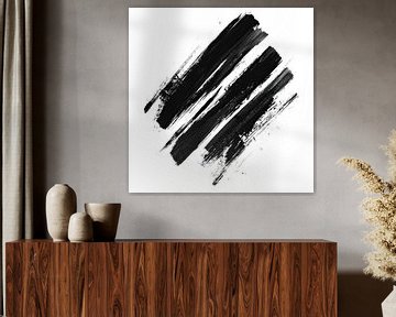Abstracte Zwarte Beweging van Modern Collection