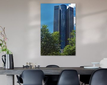 Moderne architectuur in Frankfurt van Thomas Riess