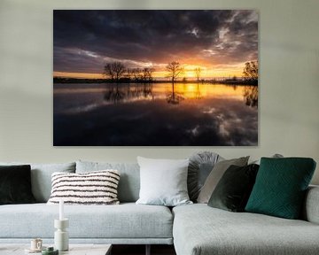 Kleurrijke Reflectie op de Elshoutse Wiel van Zwoele Plaatjes