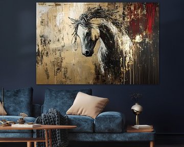 Horsepower | Dynamic Horse in Motion by Eye catching paintings