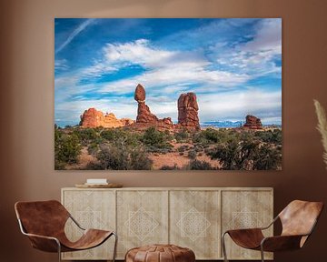 Bizarre Felsformationen im Arches National Park, Utah von Rietje Bulthuis