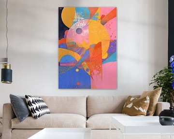 Abstract | Color Rhythm Whirl van ARTEO Schilderijen