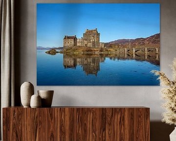 Kasteel Eilean Donan op Loch Duich, Dornie, Schotse Hooglanden, S van Arch White