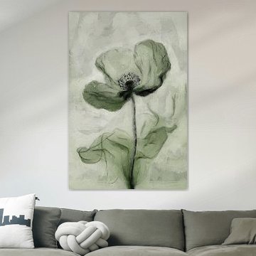 Einfache Mondblume | Grün